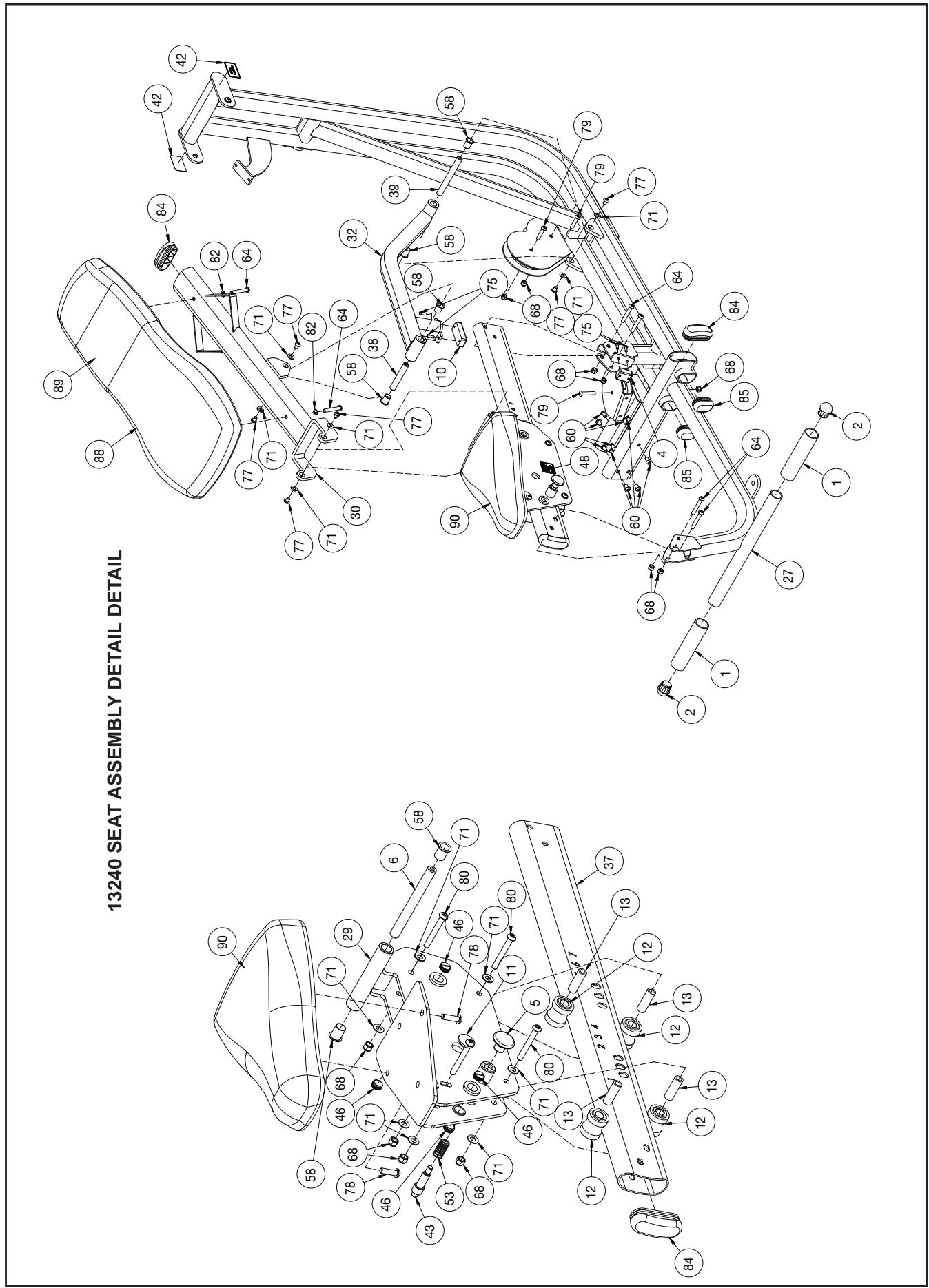 CYBEX INTERNATIONAL 13240 MULTI PRESS - PART NO. - 6