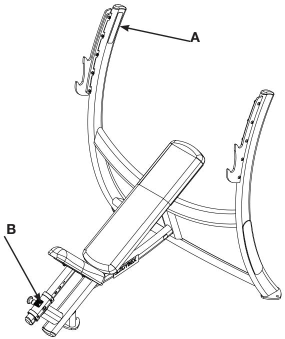 CYBEX INTERNATIONAL 16050 OLYMPIC INCLINE PRESS - AVERTISSEMENT - 1