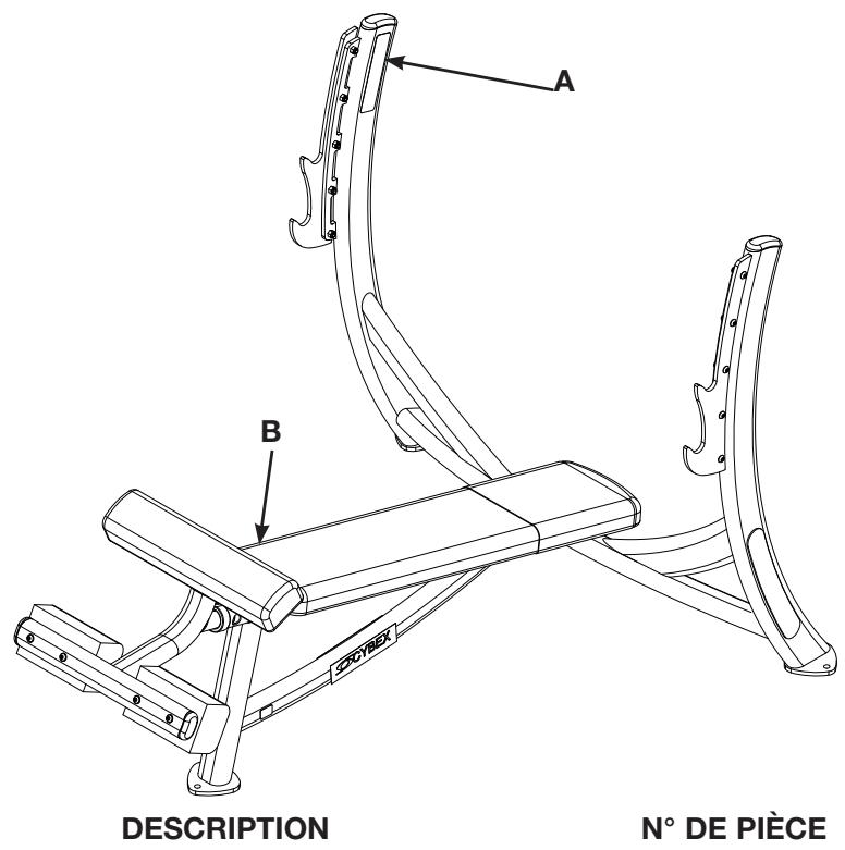 CYBEX INTERNATIONAL 16061 OLYMPIC DECLINE BACK - AVERTISSEMENT - 1
