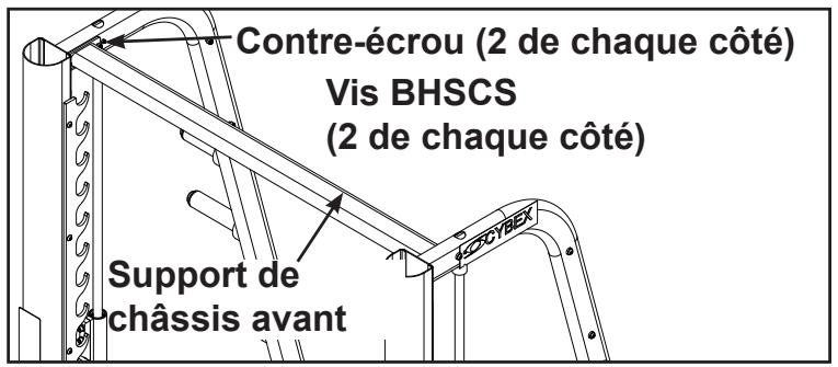CYBEX INTERNATIONAL 16120 SMITH PRESS - Assemblez le chassin. - 1