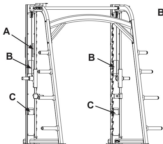 CYBEX INTERNATIONAL 16120 SMITH PRESS - AVERTISSEMENT - 1