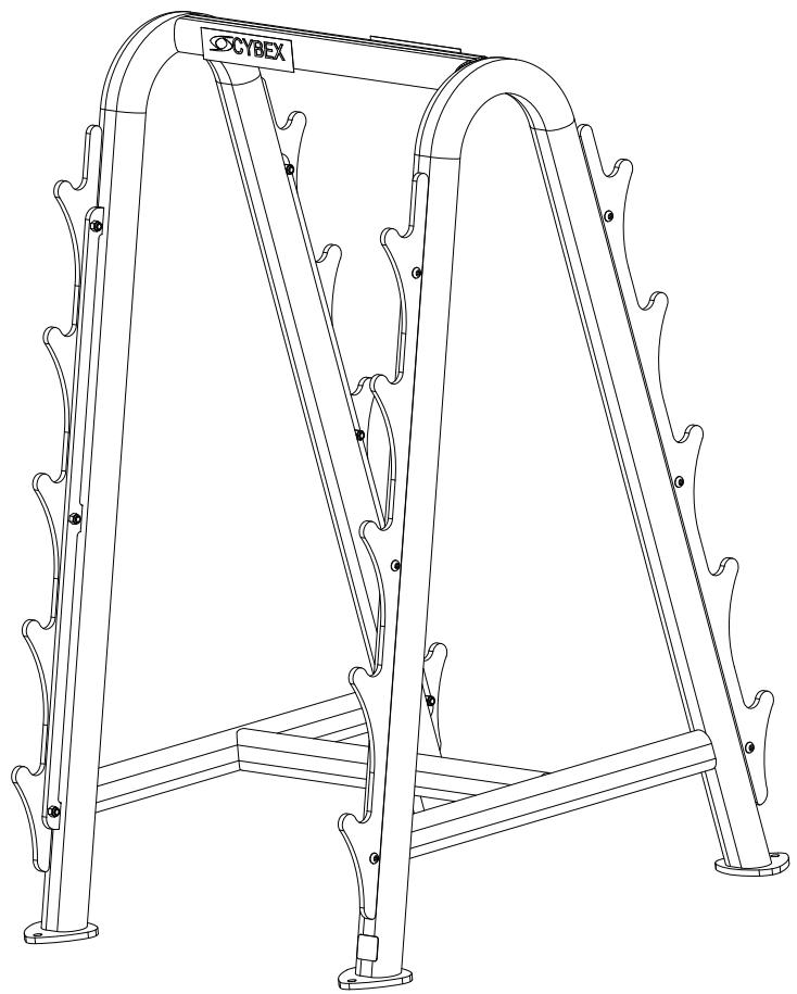 CYBEX INTERNATIONAL 16260 BARBELL RACK - CONFORMITE AUX NORMES : - 1