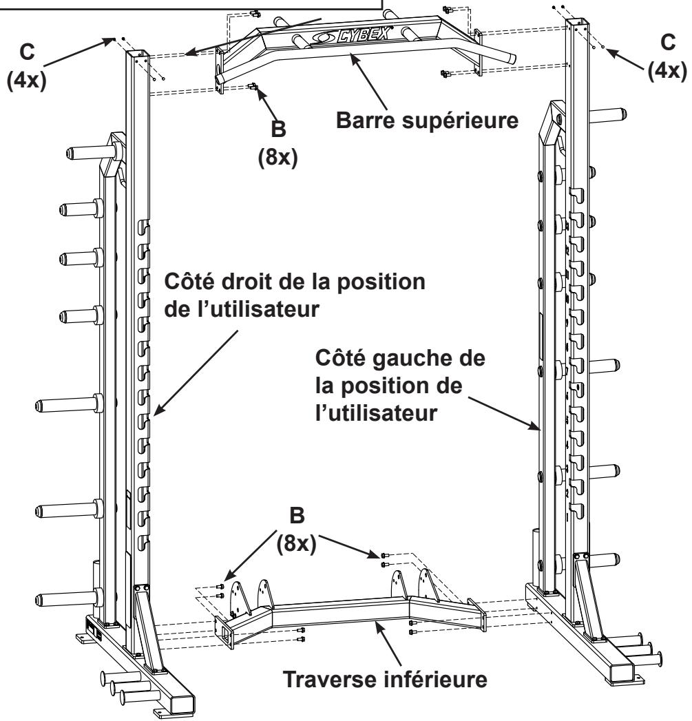 CYBEX INTERNATIONAL 19000_19010 HALFRACK - Poids total et dimensions - 4