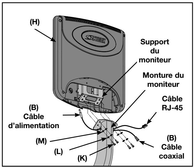 CYBEX INTERNATIONAL 620A ARC - Installes le moniteur. - 2