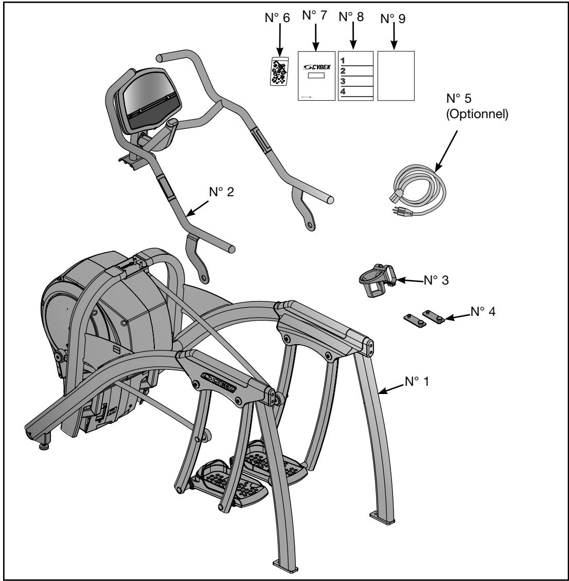 CYBEX INTERNATIONAL 620A ARC - Outils requis - 1