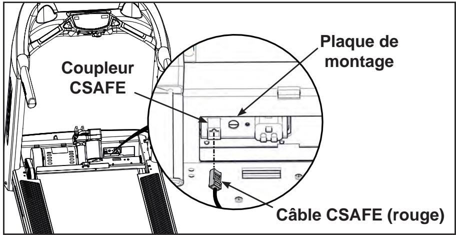 CYBEX INTERNATIONAL 625T TREADMILL - Install optional CSAFE cable. - 2
