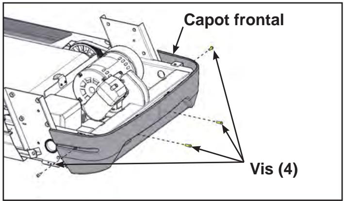 CYBEX INTERNATIONAL 625T TREADMILL - Retirez le capot frontal. - 1