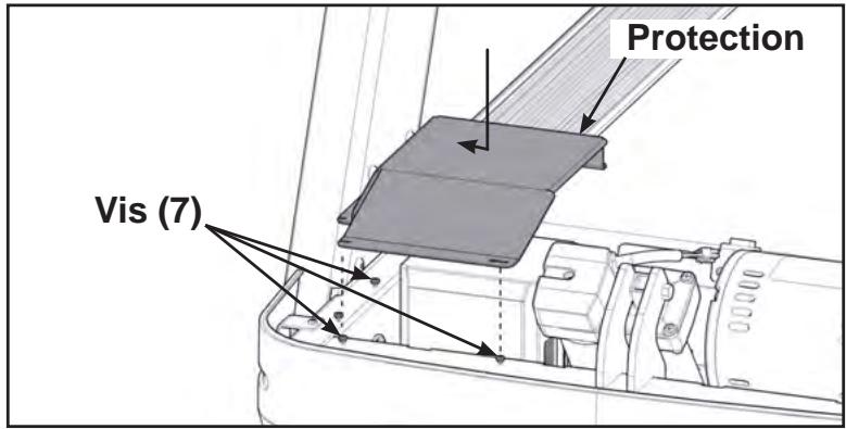 CYBEX INTERNATIONAL 625T TREADMILL - Installer la protection. - 1