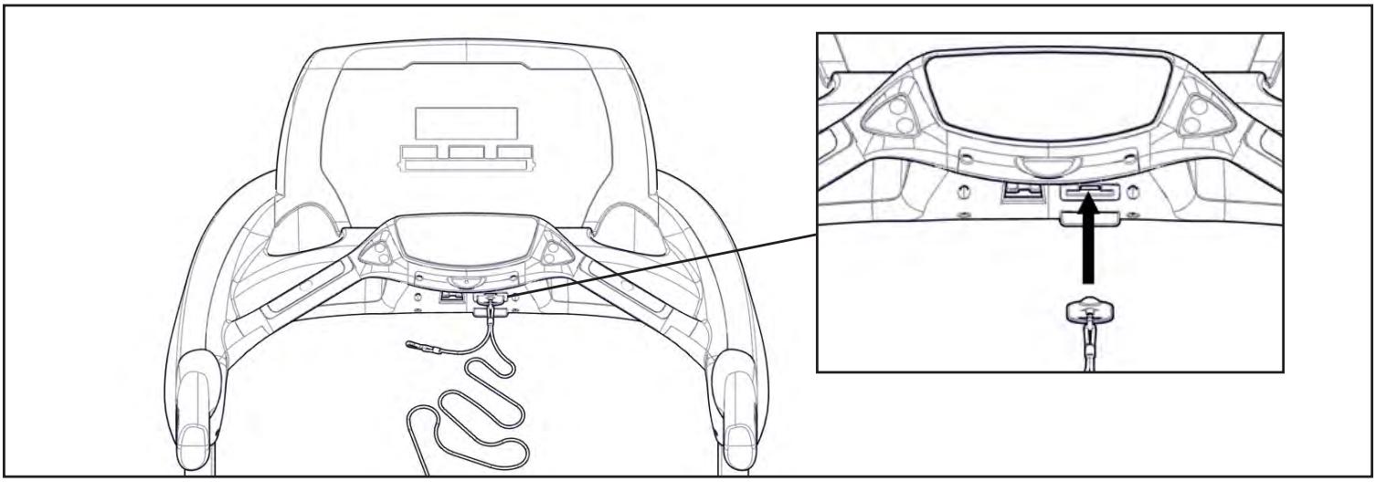 CYBEX INTERNATIONAL 625T TREADMILL - Clé d'arrêt d'urgence (e-stop) - 2