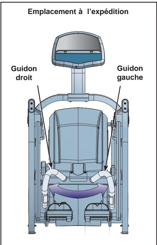 CYBEX INTERNATIONAL 630A ARC - Installez le guidon gauche. - 1