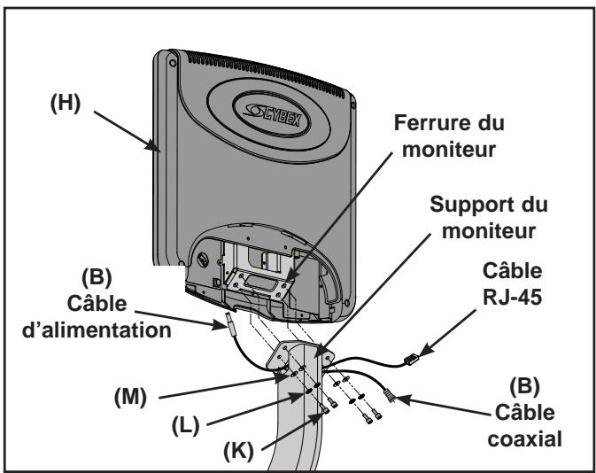 CYBEX INTERNATIONAL 630A ARC - Installez le moniteur - 4