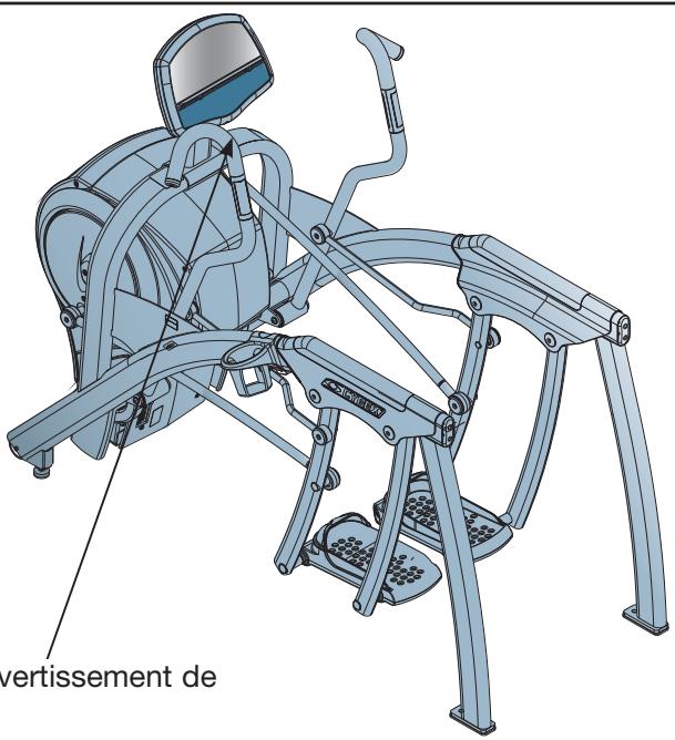 CYBEX INTERNATIONAL 630A ARC - Les autocollants d'advertissement - 1