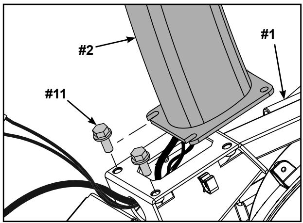 CYBEX INTERNATIONAL 750C-750R CYCLE - Fixez la console à l'assemblage de la base - 2