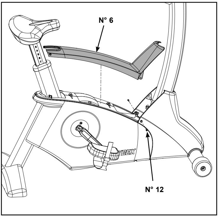 CYBEX INTERNATIONAL 750C-750R CYCLE - Installez le couvercle supérieur - 1