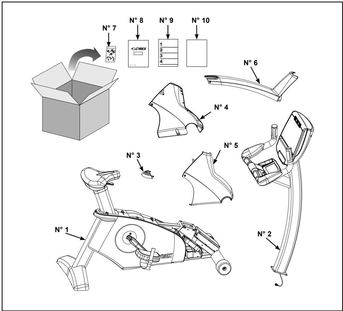 CYBEX INTERNATIONAL 750C-750R CYCLE - Assemblage du 750C - 1