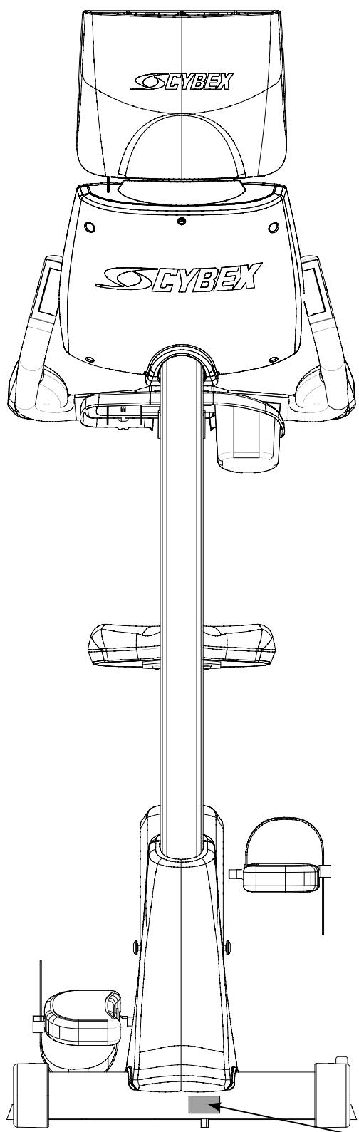 CYBEX INTERNATIONAL 750C-750R CYCLE - AVERTISSEMENT - 4
