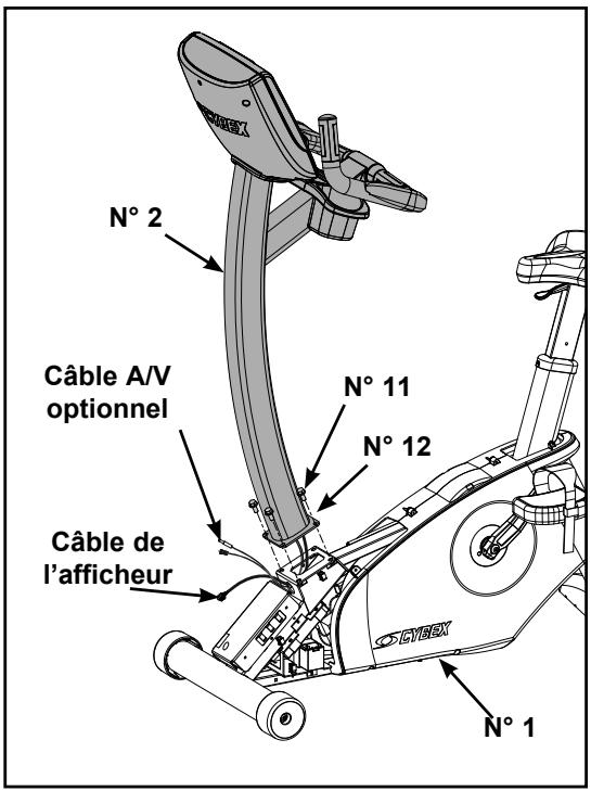 CYBEX INTERNATIONAL 750C-750R CYCLE - Fixez la console à l'assemblage de la base - 1