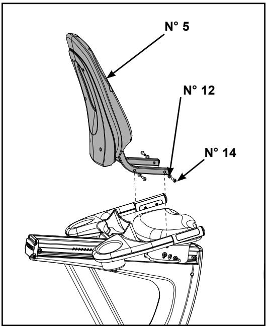CYBEX INTERNATIONAL 750C-750R CYCLE - Fixez la console sur l'assemblage de la base - 1
