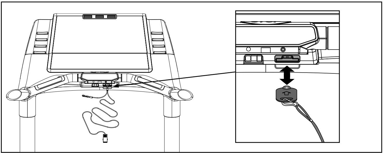CYBEX INTERNATIONAL 750T TREADMILL - Clé d'arrêt d'urgence (e-stop) - 2