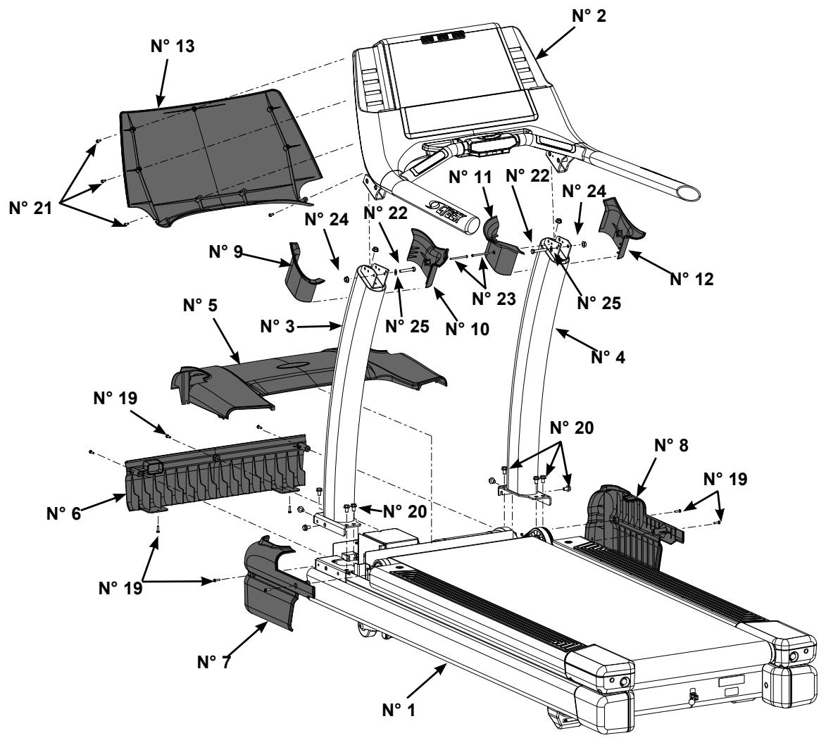 CYBEX INTERNATIONAL 750T TREADMILL - Outils requis - 8
