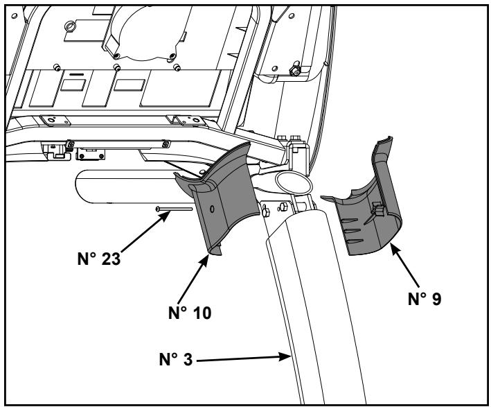 CYBEX INTERNATIONAL 750T TREADMILL - Fixez le capot de console arrêté. - 1