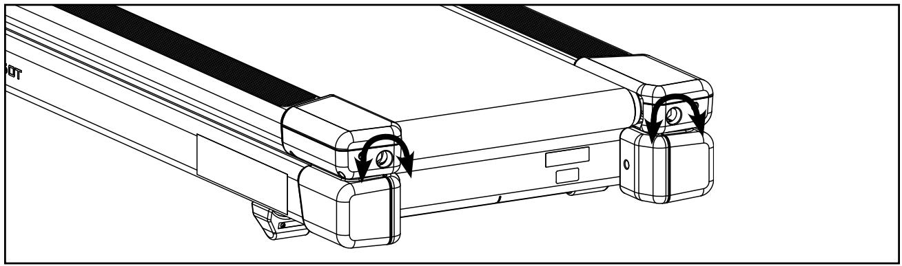 CYBEX INTERNATIONAL 750T TREADMILL - Tension du tapis. - 1