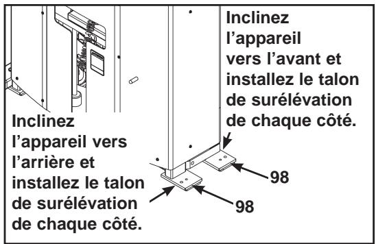 CYBEX INTERNATIONAL FT 360S - Installation des talons de suréLEVation - 4