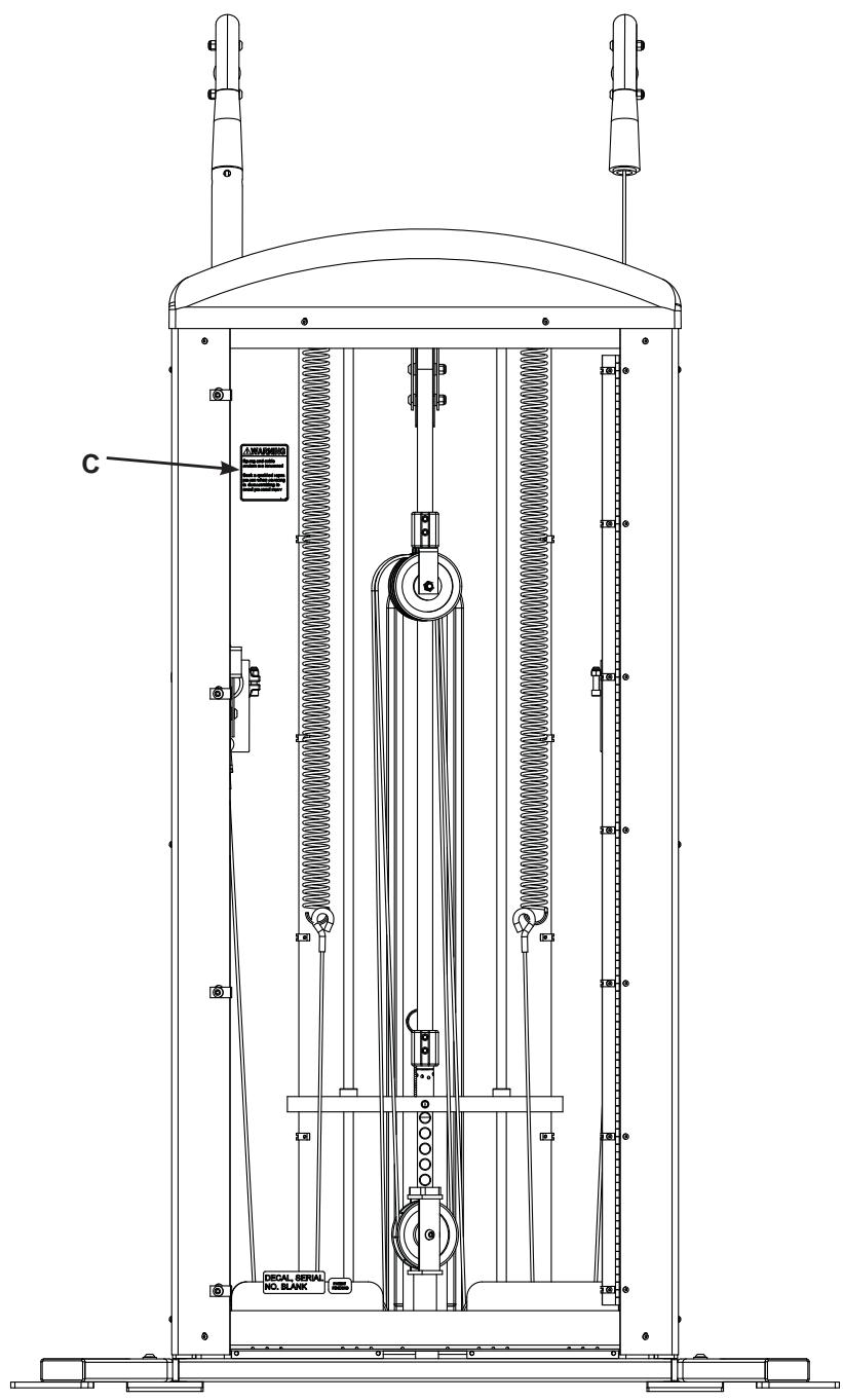 CYBEX INTERNATIONAL FT 360S - N° DE PIECE - 1