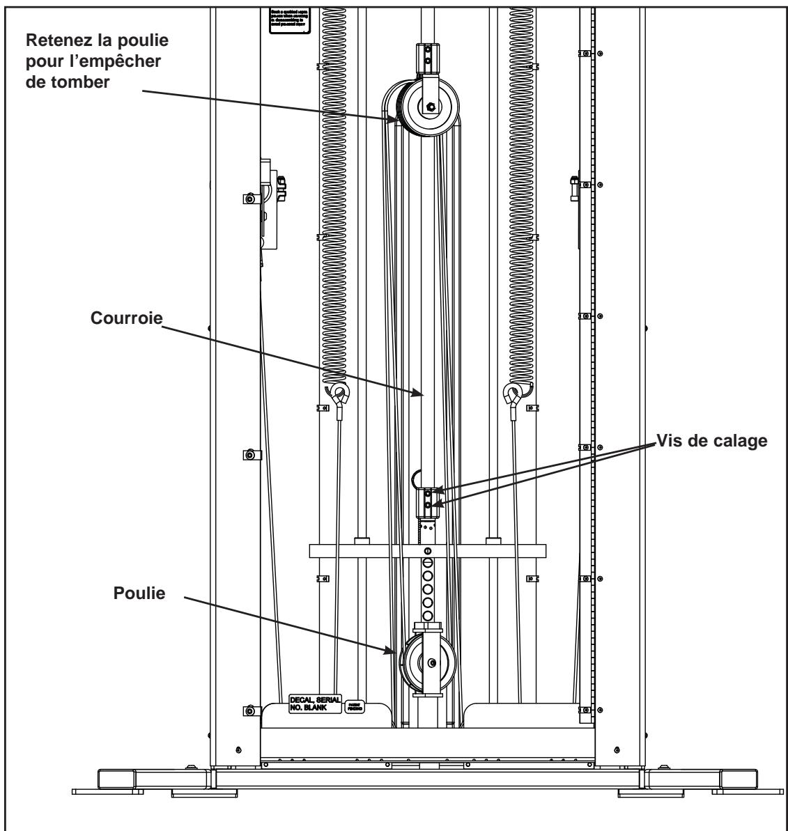 CYBEX INTERNATIONAL FT 360S - Installation de la pile de poids - 6