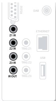 ARCAM AVR600 - Infrarot (IR) Anschlüsse - 1