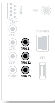 ARCAM AVR600 - Connecteurs de déclenchement - 1