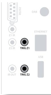 ARCAM AVR600 - Connecteurs de déclenchement - 1