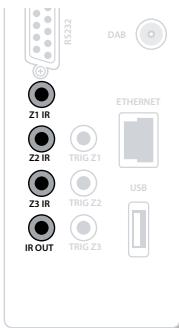 ARCAM AVR600 - Infrarood (IR) connectors - 1