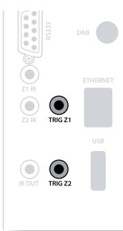 ARCAM AVR600 - Triggerconnectors - 1