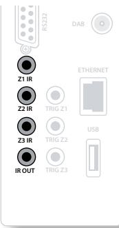 ARCAM AVR600 - Connecteurs infrarouges (IR) - 1