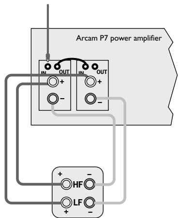 ARCAM FMJ P7 - How to set up a bi-amped system - 1