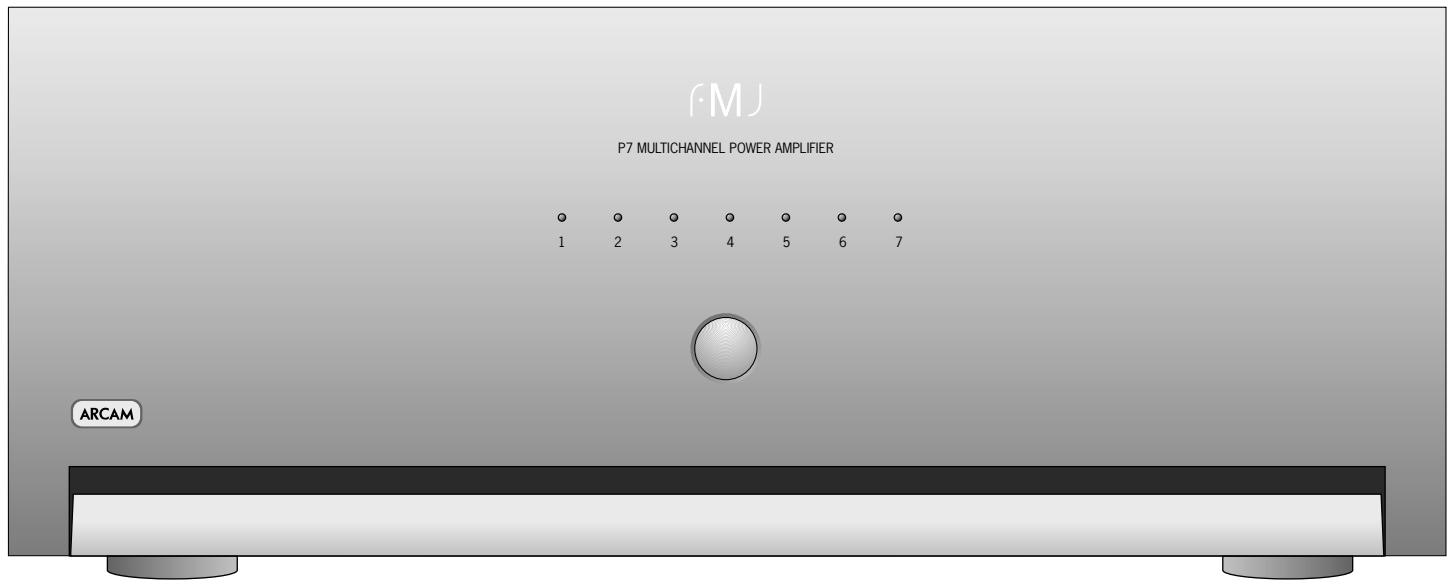 ARCAM FMJ P7 - Operating your P7 - 1