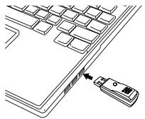 TARGUS AKM10EU - Conexão do Receptor - 1