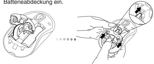 TARGUS AMW51EU - Einsetzen der Batterien - 7