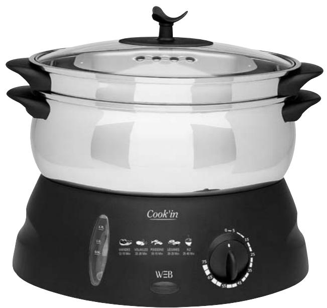 WHITE & BROWN CV 532 - Cuiseur vapeur Steam cooker - 1