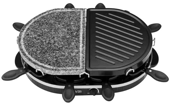WHITE & BROWN S 138 - Raclette-grill-stone - 1
