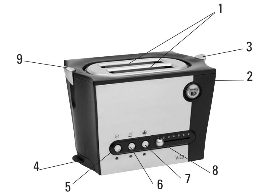 WHITE & BROWN TA 667 - DESCRIPTION OF THE APPLIANCE - 1