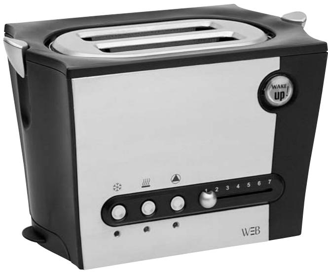 WHITE & BROWN TA 667 - Large capacity toaster - 1