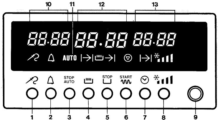 JUNO HEE 5466 WS ELT EBH - Tableau de commande pour four haut HBE 5466.2/8466 - 1