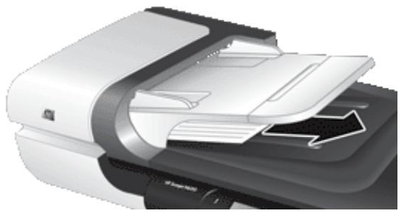 HP SCANJET N6310 - Suppression d'un bourrage papier dans le bac d'alimentation automatique - 3