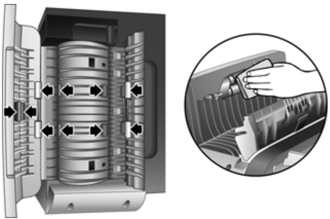 HP SCANJET N6310 - Nettoyage du bac d'alimentation automatique - 5