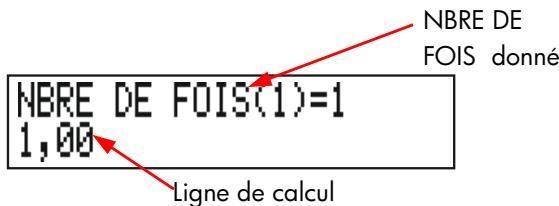 HP 17BII - 7: Calculus de flux de trésorerie - 1