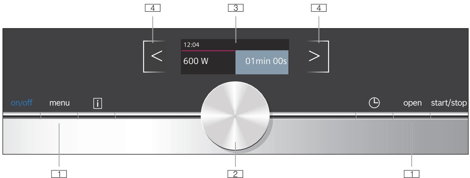 SIEMENS BF634LGS1 IQ700 - Bandeau de commande - 1