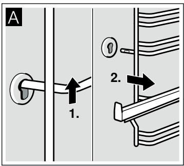 SIEMENS HB65LR560F - Décrocher les supports - 1