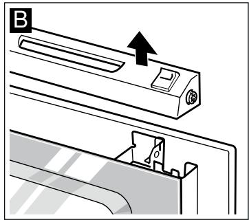 SIEMENS HB65LR560F - Enlever le recouvrement de la porte - 2